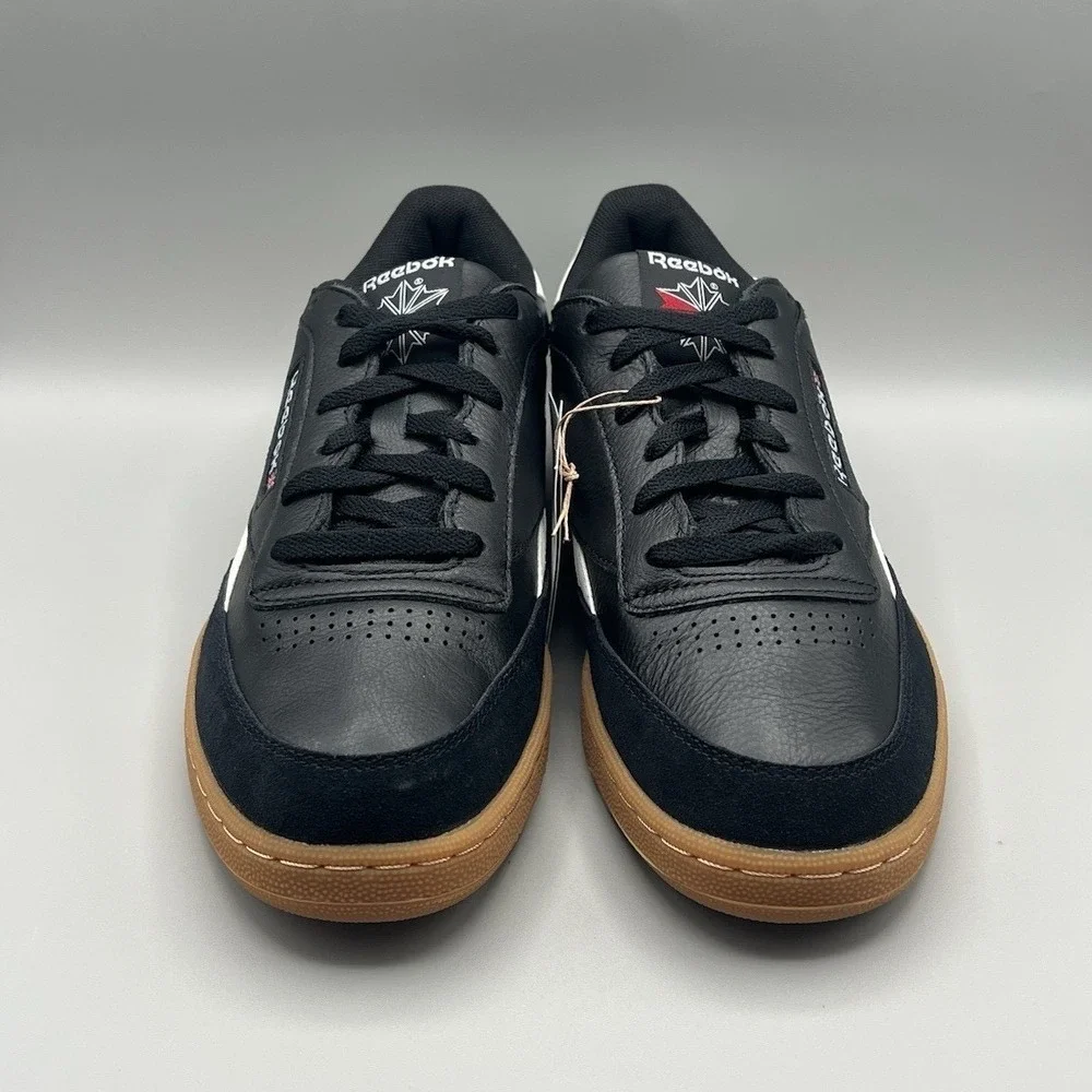 Reebok Classic Club C Revenge Vintage Black And‎ Gum Retro - Men's Size 11 NEW